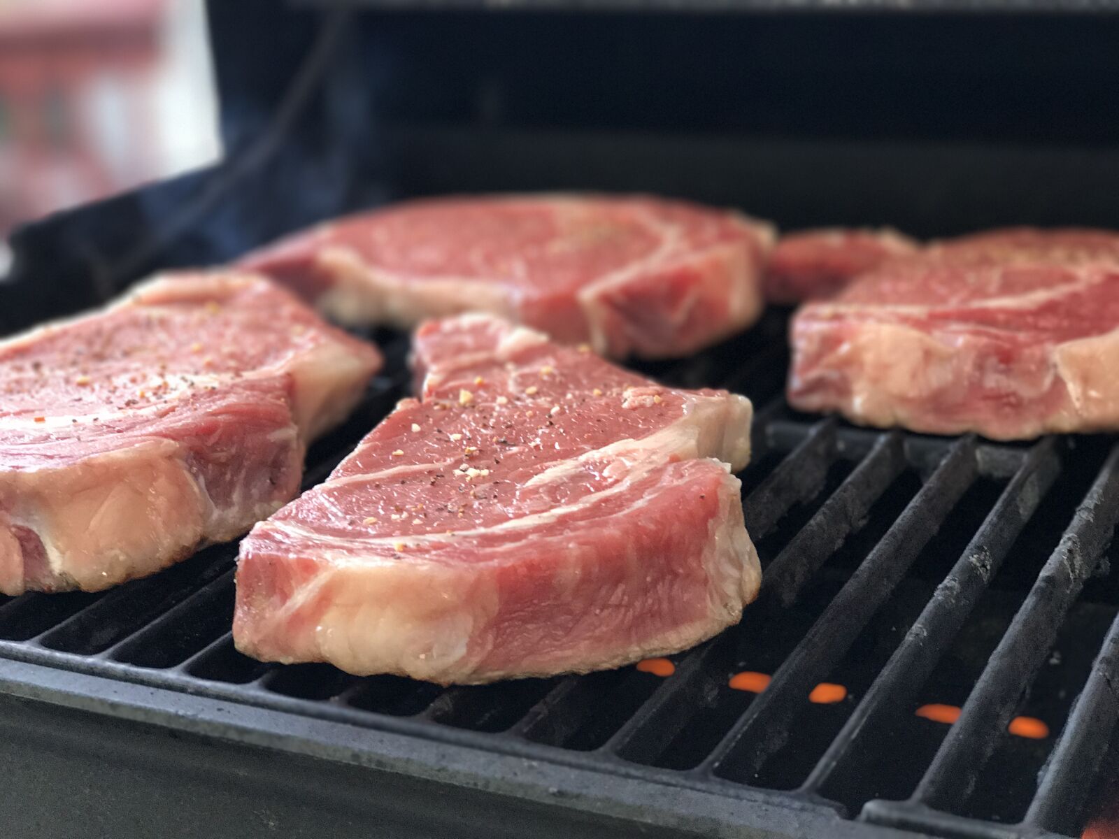 iPhone 7 Plus back dual camera 6.6mm f/2.8 sample photo. Steaks, meat, bbq photography