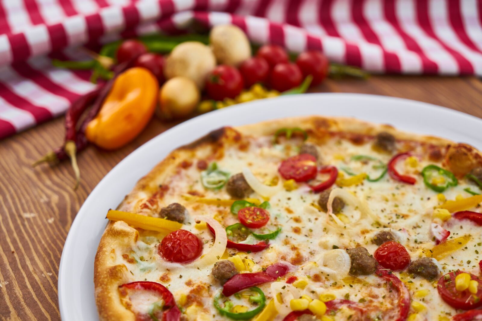 Sony a7R II sample photo. Pizza, dough, food photography