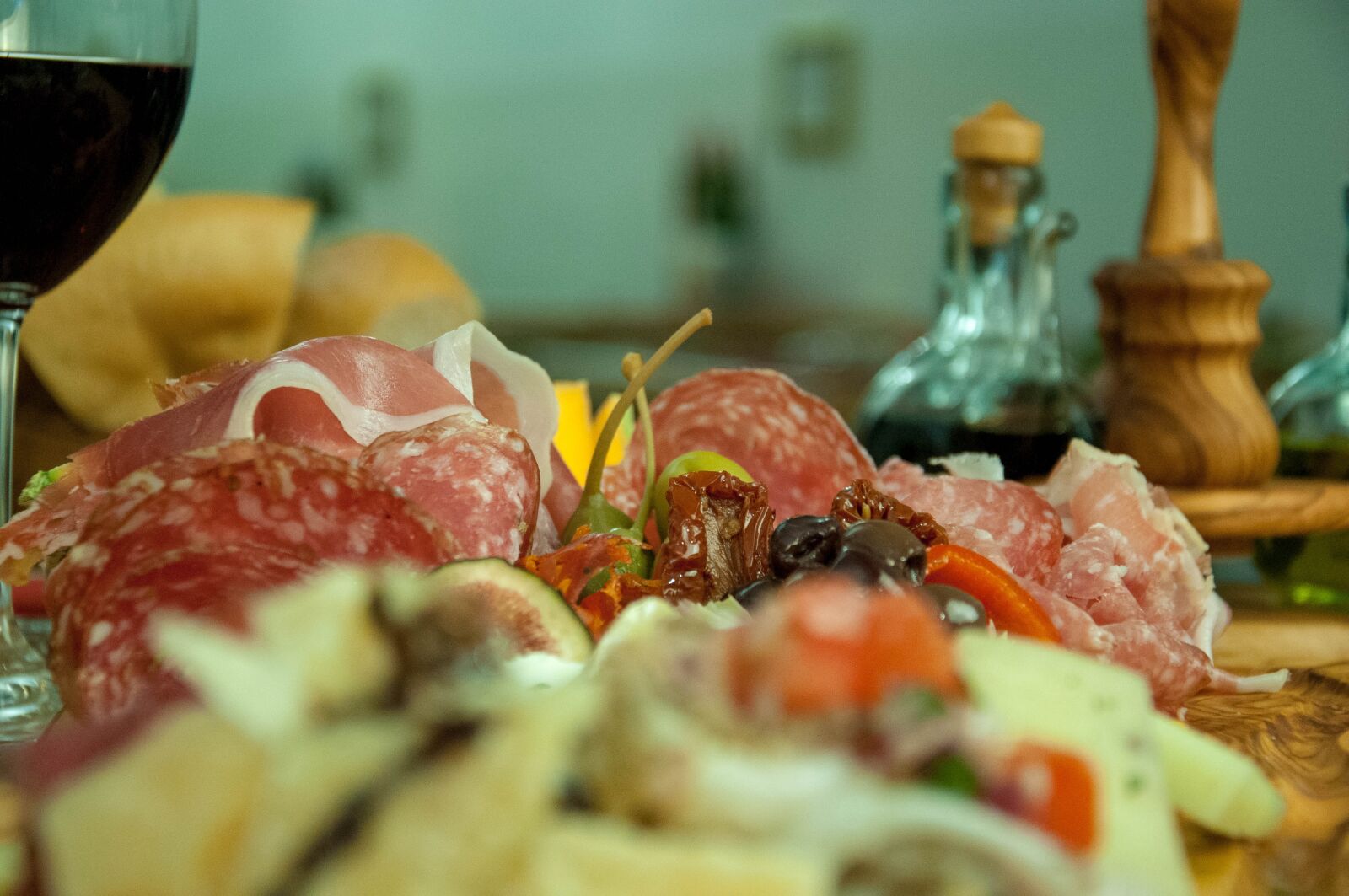 Nikon D90 sample photo. Antipasti, misto, italy photography
