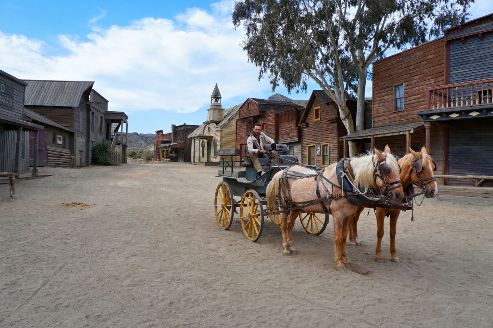 Sony a6000 + Sony E 18-55mm F3.5-5.6 OSS sample photo. Western town, old, historical photography
