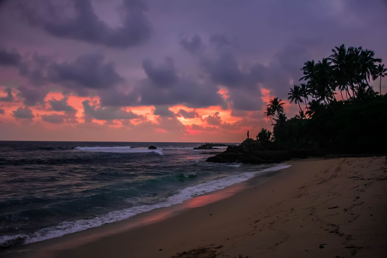 Nikon D3S sample photo. Dusk, beach, sunset photography