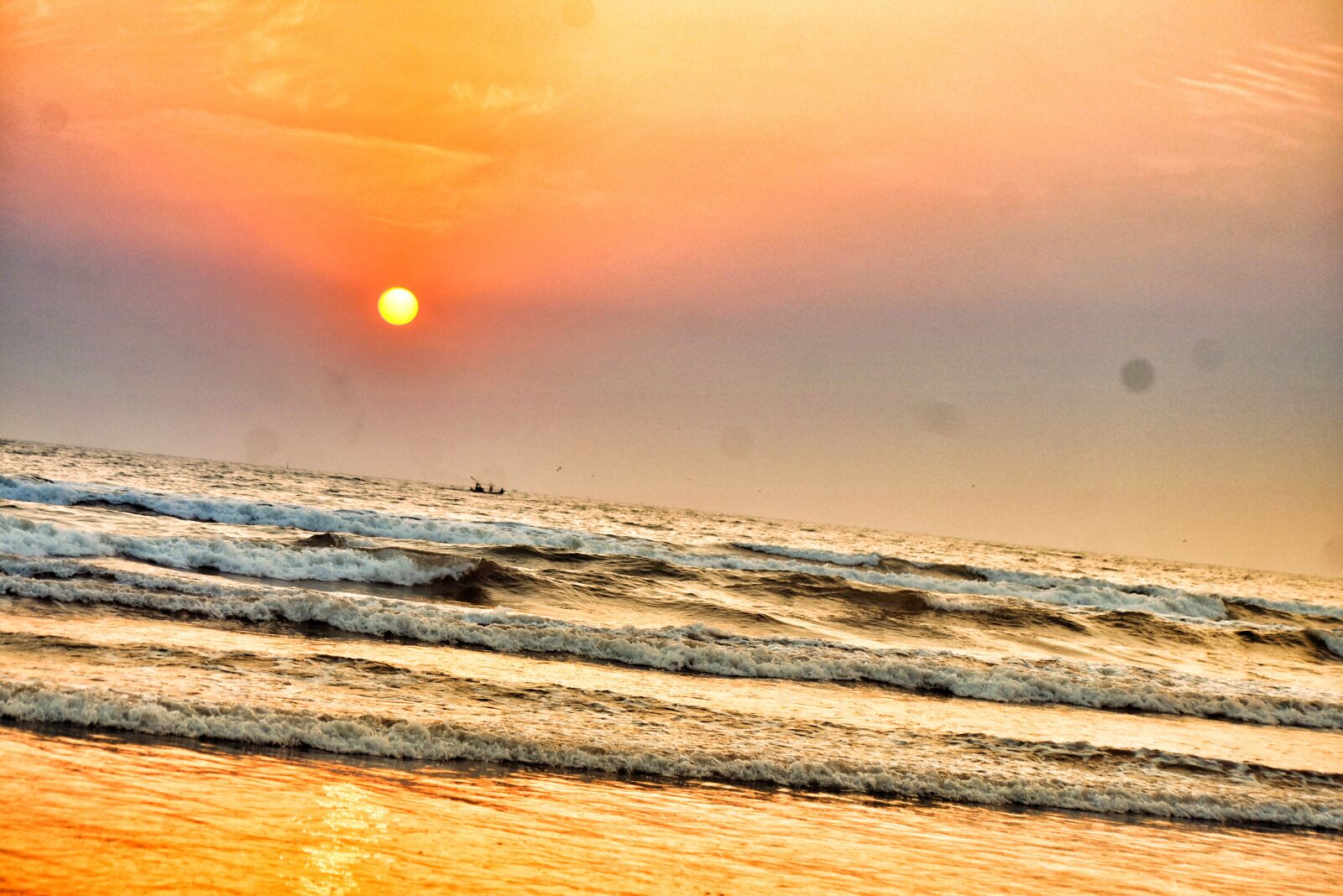 Nikon D3400 sample photo. Sun, sunset, beach photography