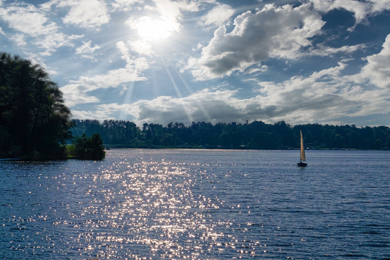 Sony a6000 sample photo. Evening, lake, water photography