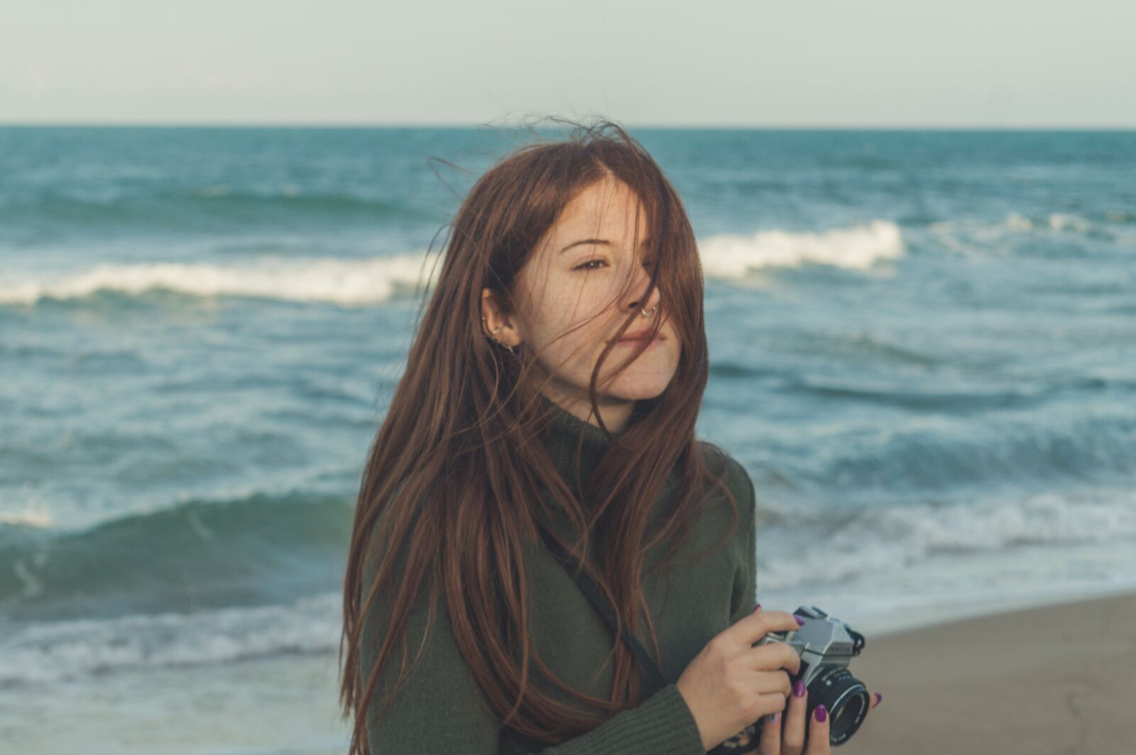Nikon D3200 sample photo. Redhead, smile, girl photography