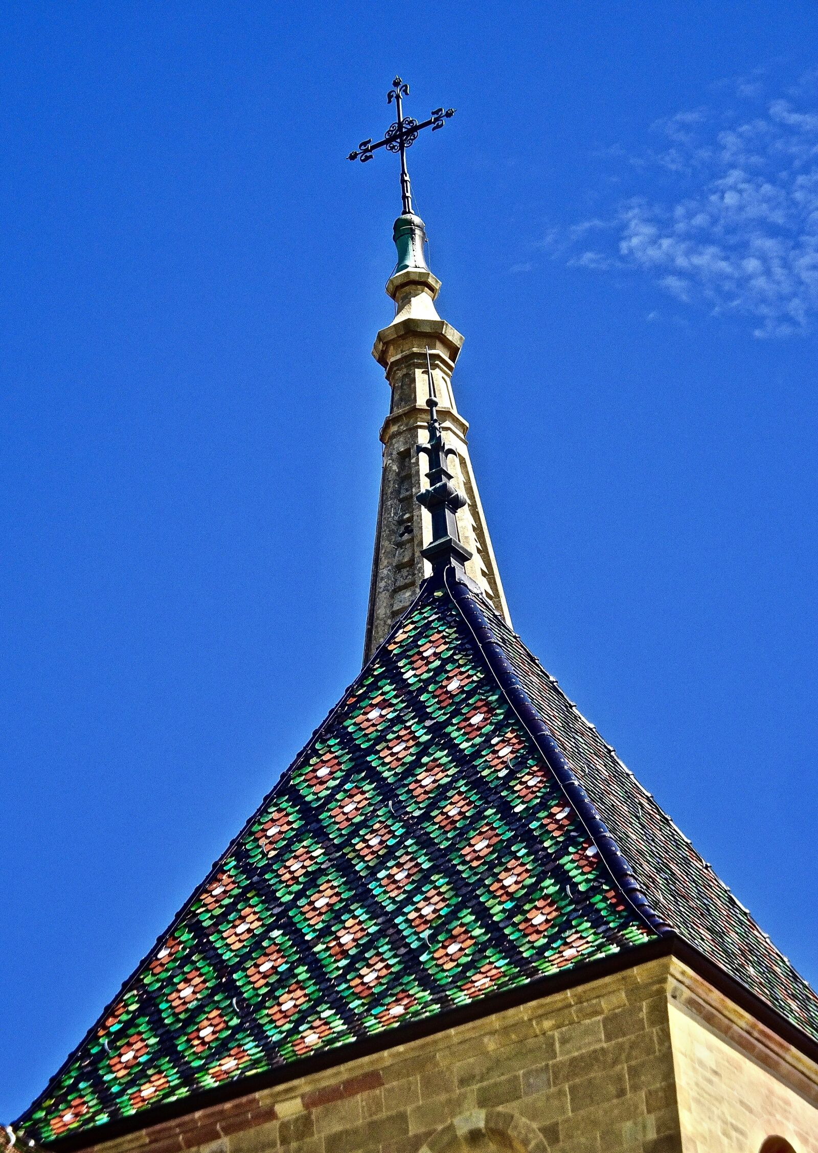 Sony Cyber-shot DSC-HX90V sample photo. Spire, steeple, church photography