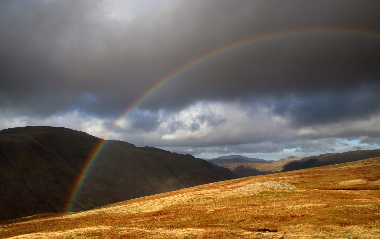 Canon EOS 80D sample photo. Rainbow, lake district, england photography