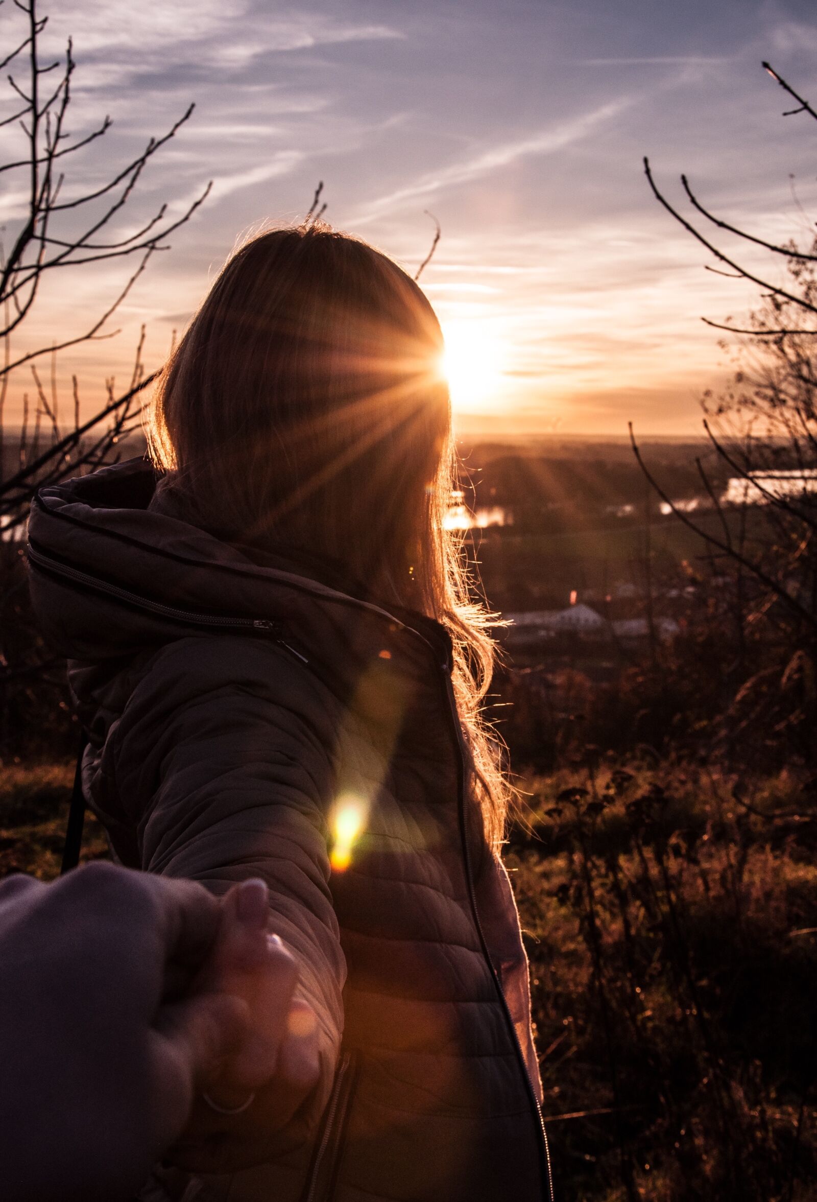 Nikon D90 sample photo. Hand, sunset, love photography