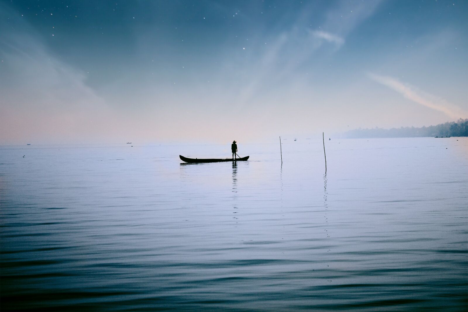 Canon EOS 550D (EOS Rebel T2i / EOS Kiss X4) sample photo. Kerala, fisherman, water photography