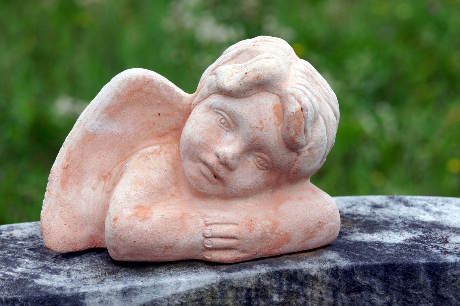 Sony Alpha DSLR-A700 sample photo. Angel, figure, sculpture photography