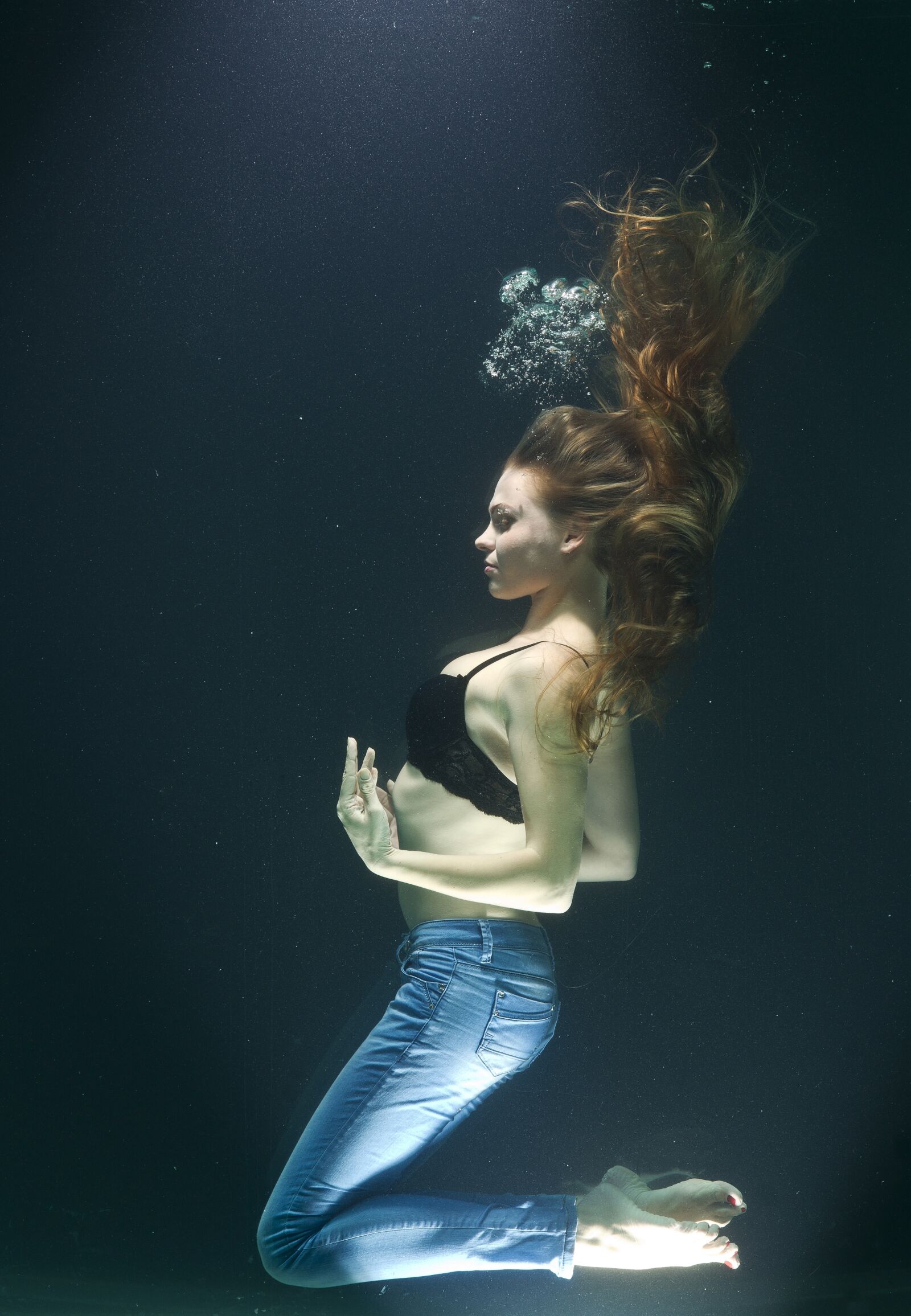 Sony Alpha DSLR-A850 sample photo. Woman, water, fiction photography