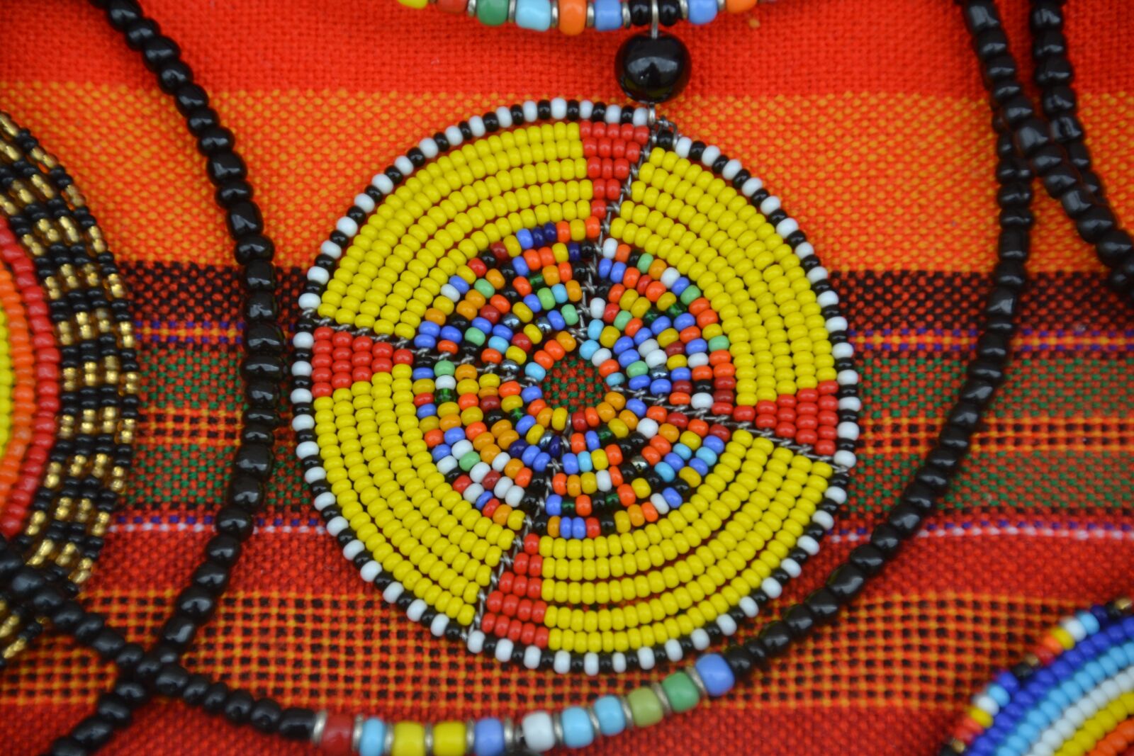 Nikon D3100 sample photo. Massai, jewellery, africa photography