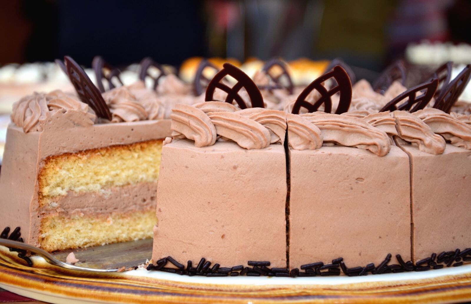 Nikon D5100 sample photo. Cake, cream, crust, sweet photography