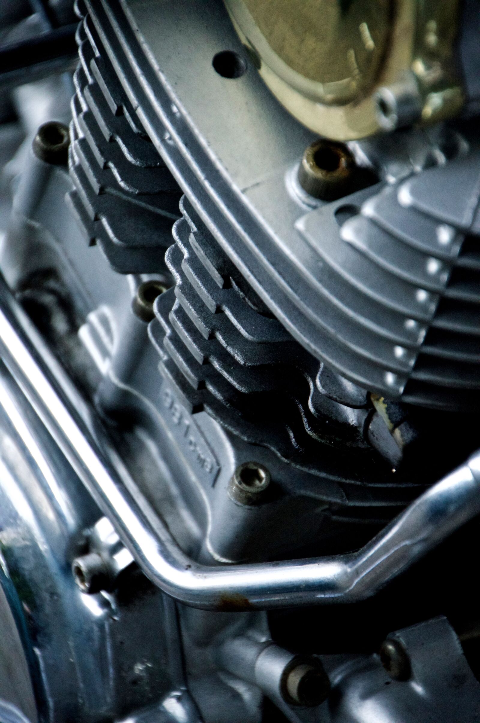 Nikon D3200 sample photo. Yamaha, motorcycle, details photography