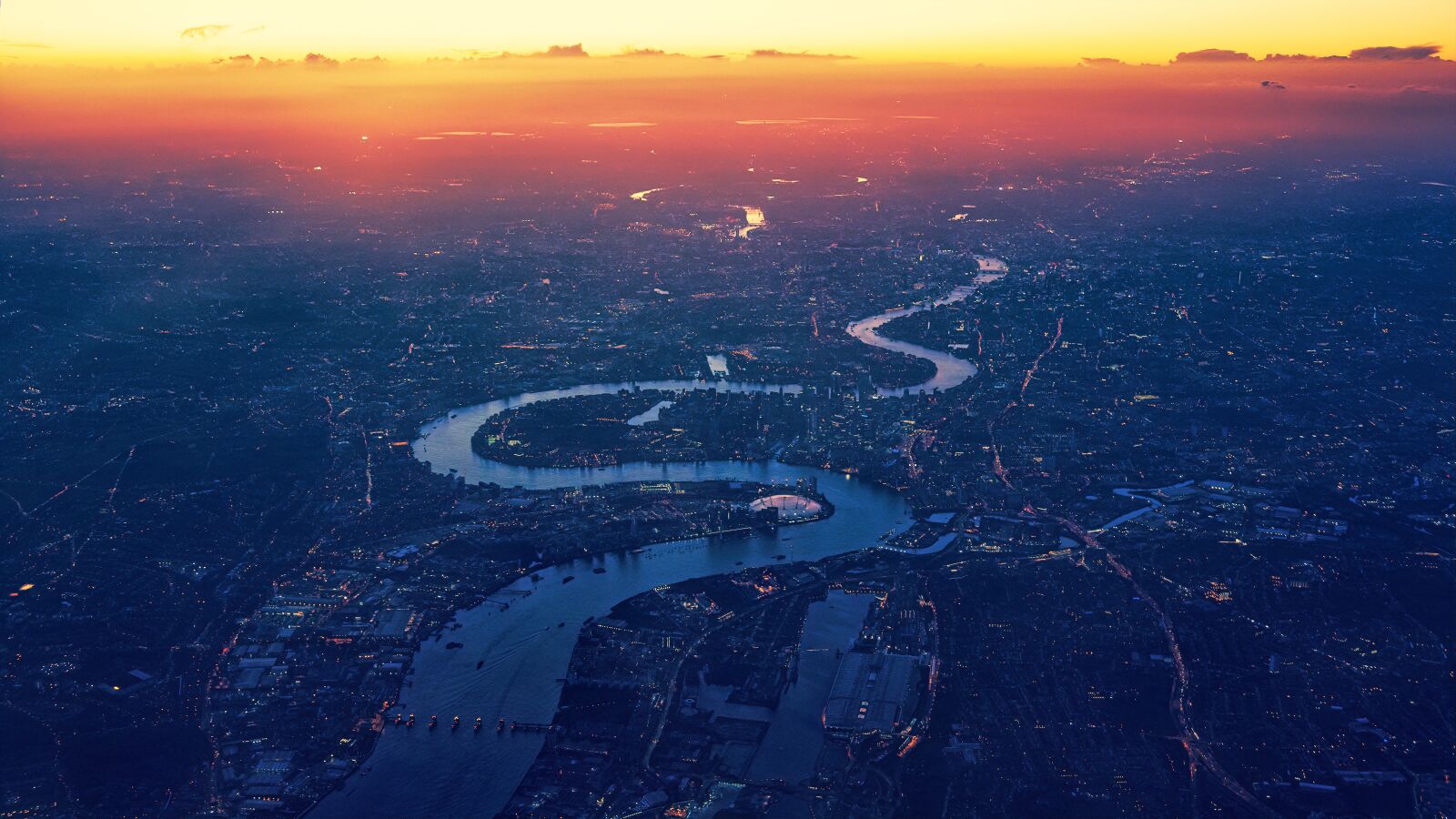 Sony a7 II + Sony 28-75mm F2.8 SAM sample photo. London, river thames, aerial photography