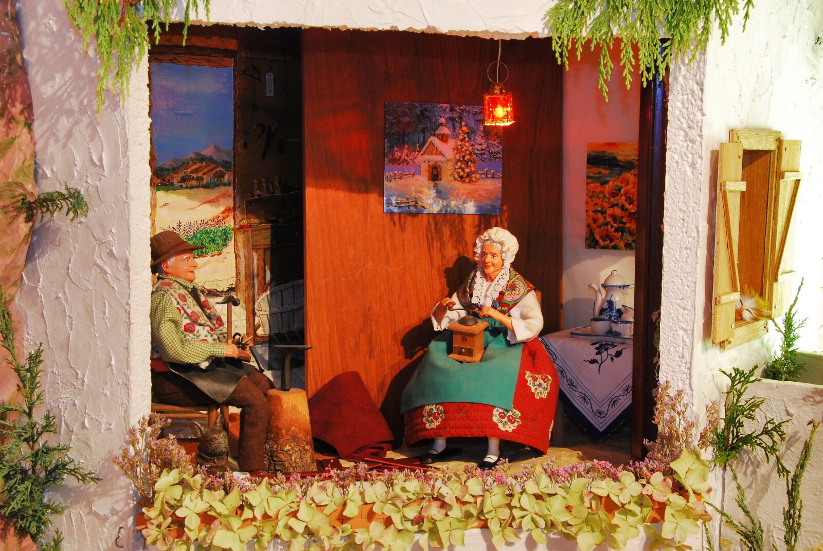 Nikon D80 sample photo. Santons, crib, christmas crib photography
