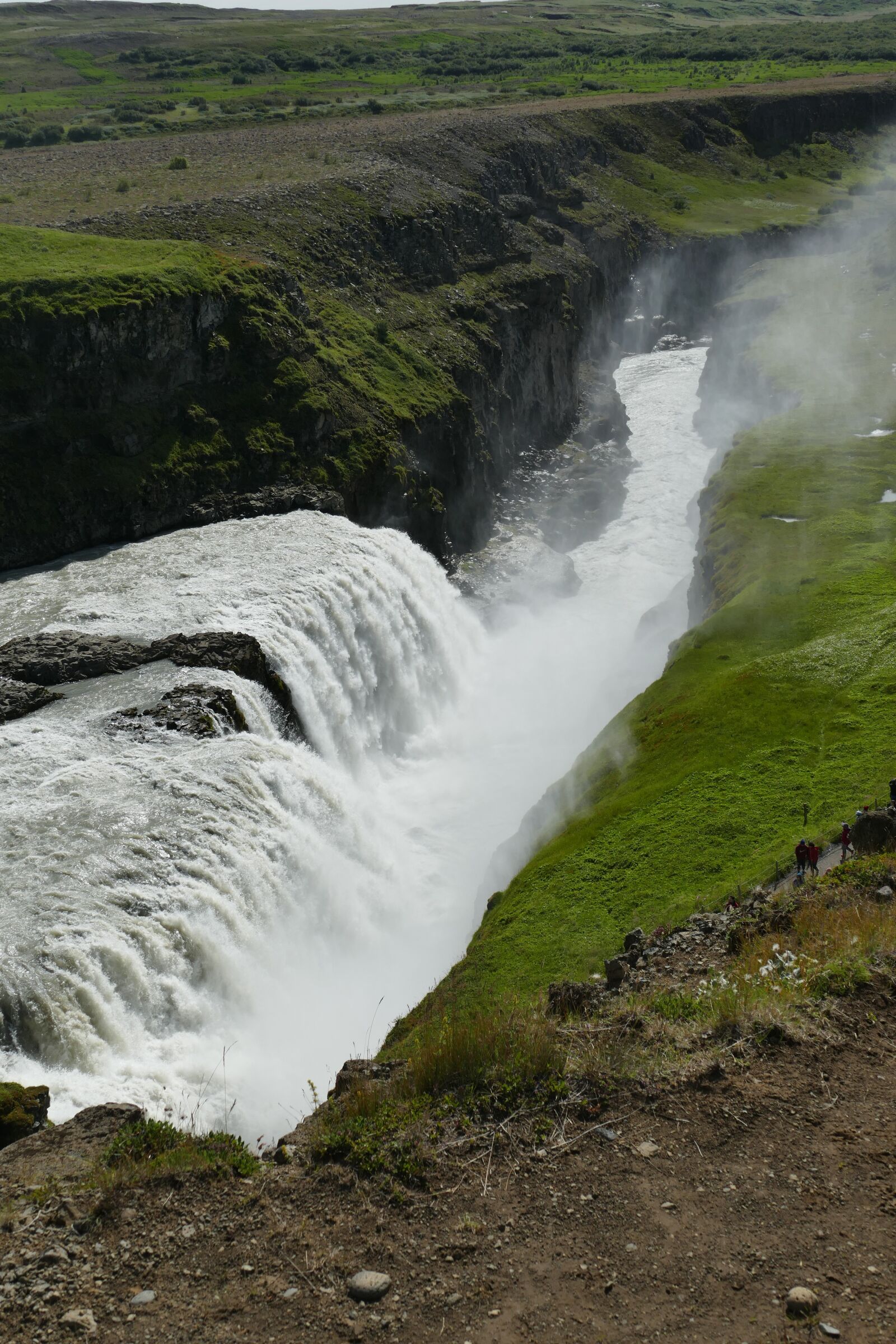 Panasonic Lumix DMC-FZ1000 sample photo. Iceland, gullfoss, waterfall photography
