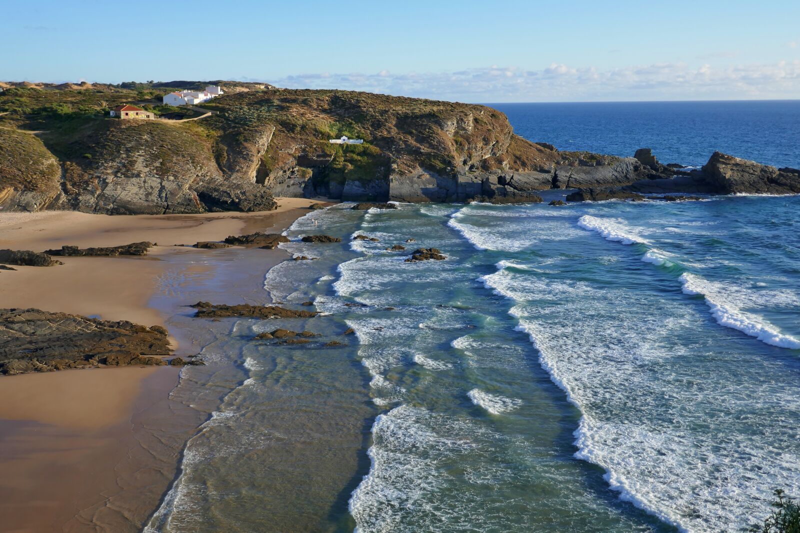 Panasonic DMC-TZ101 sample photo. Portugal, beach, sea photography