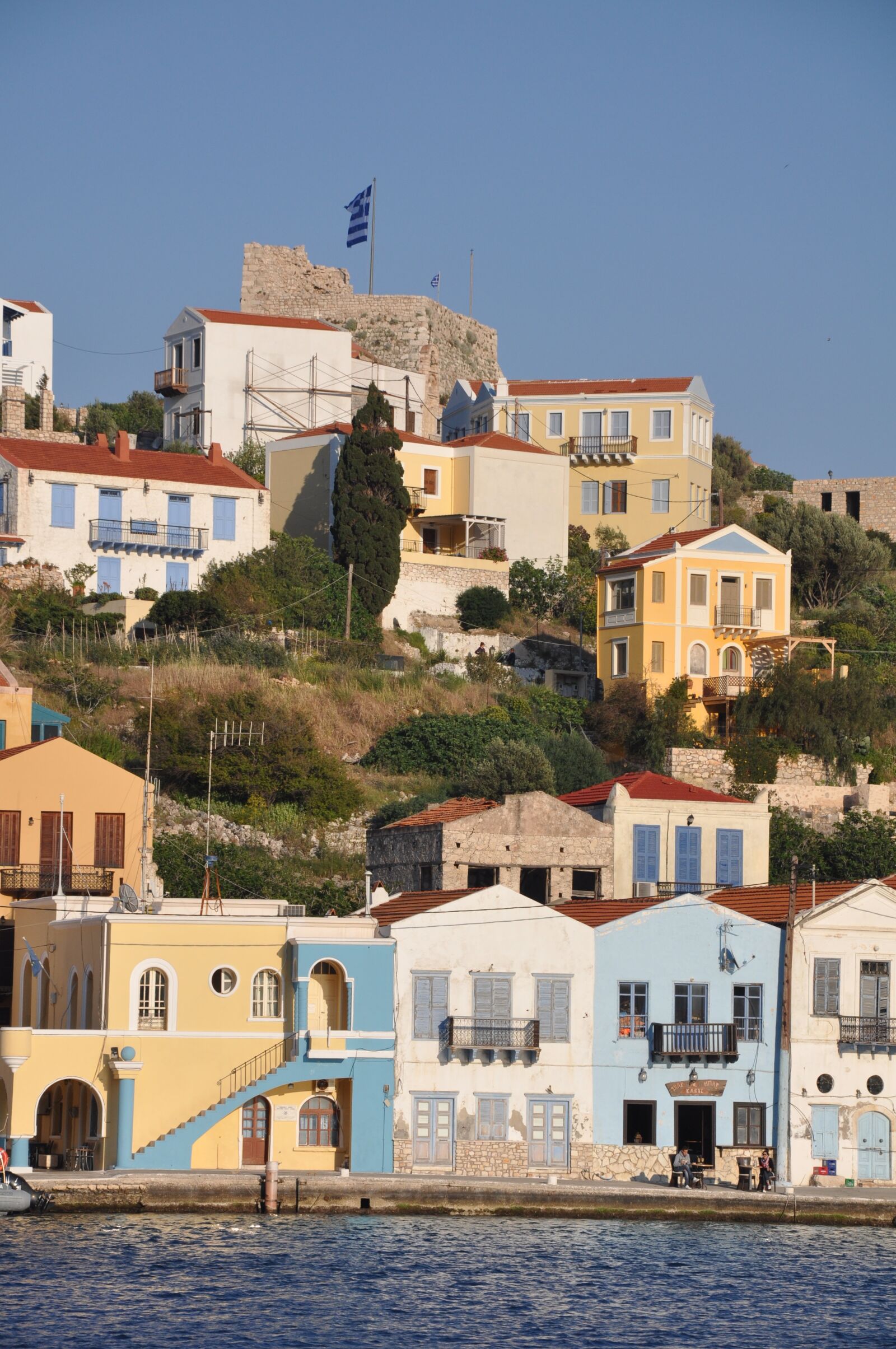 Nikon D90 sample photo. Kastelorizo, greece, port photography
