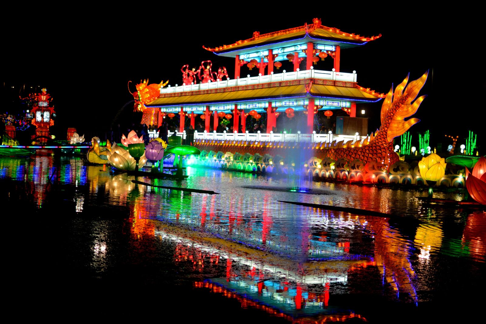 Nikon D7100 sample photo. Light, castle, night photography