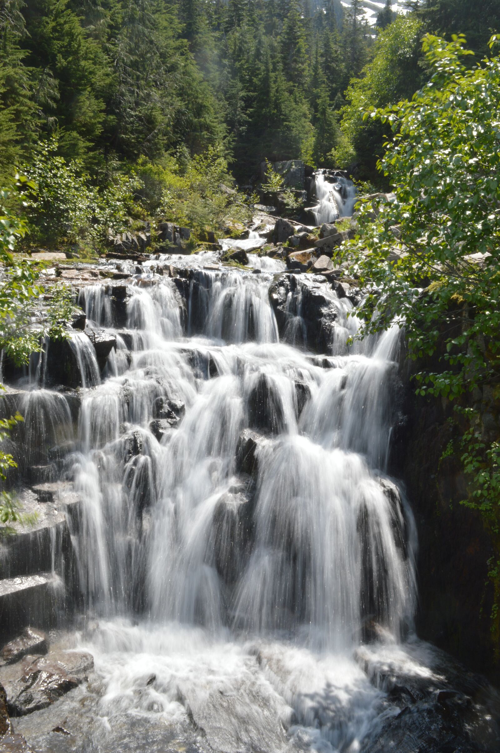 Nikon D3200 sample photo. Waterfall, cascade, trees photography
