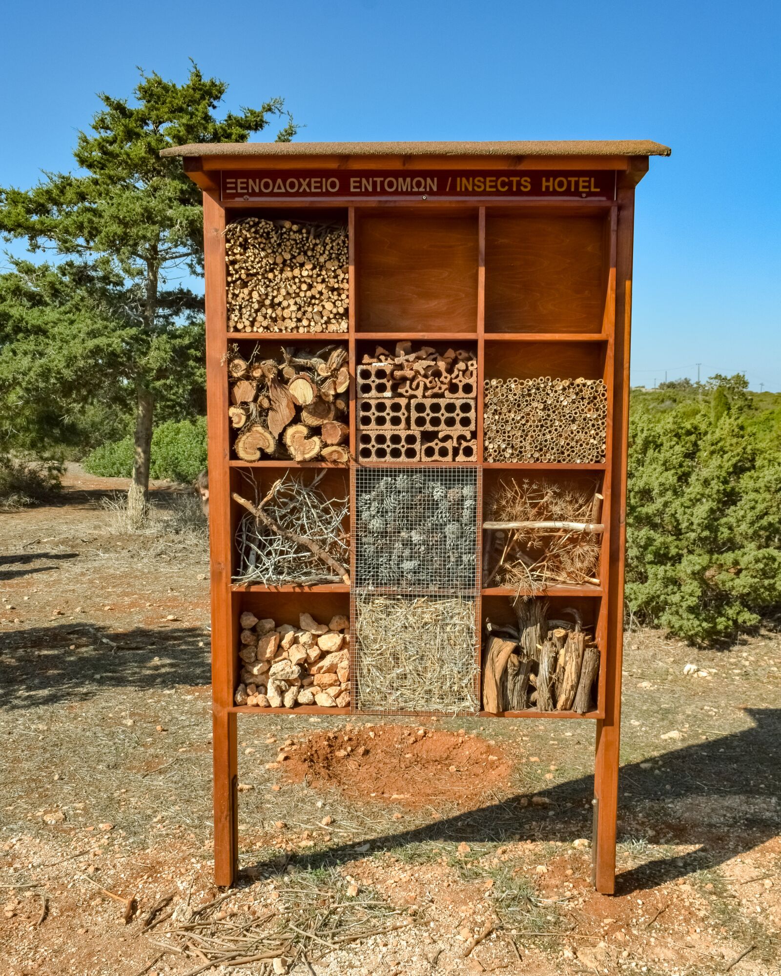 Nikon D3300 sample photo. Insects hotel, environmental centre photography