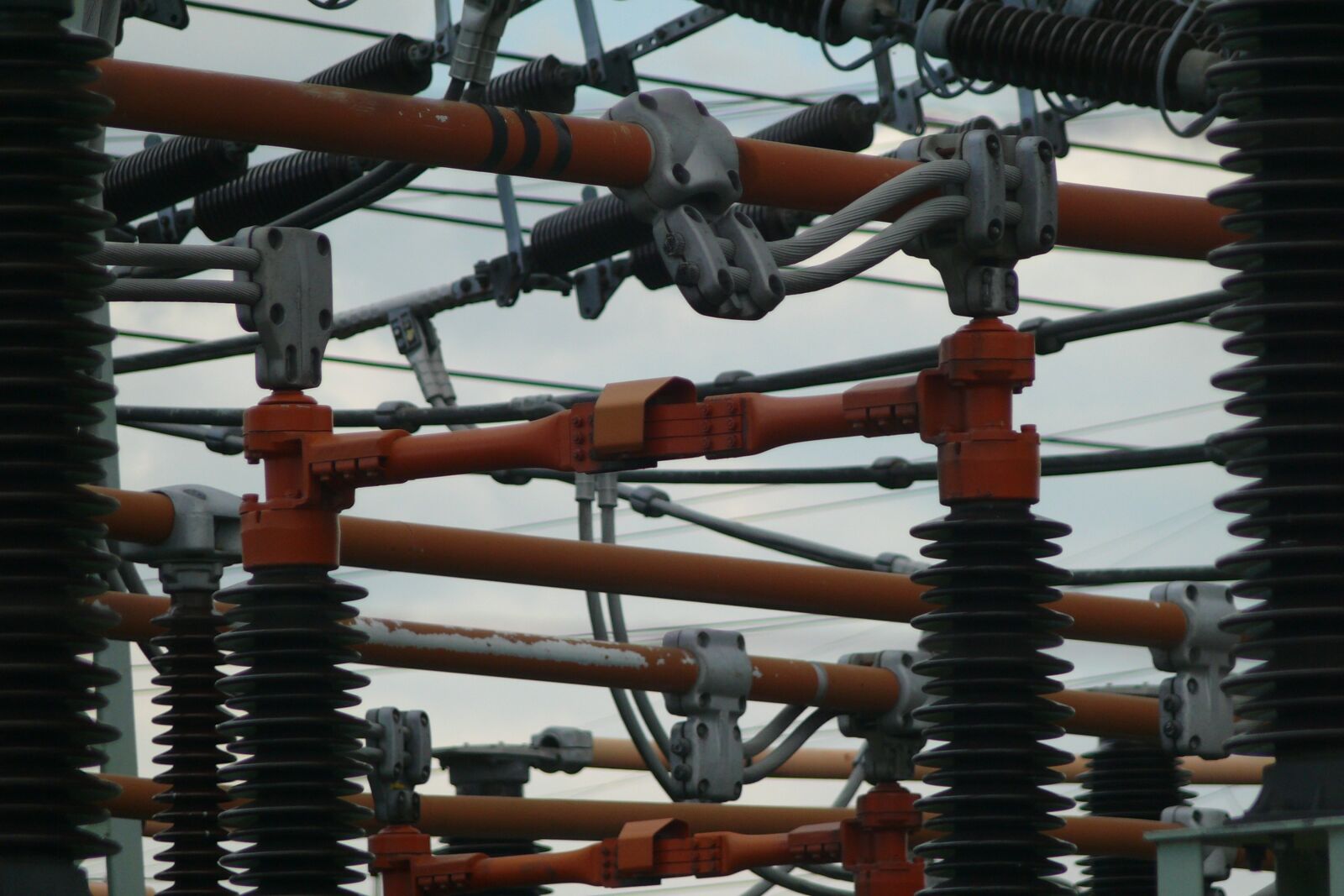 Panasonic DMC-FZ50 sample photo. Substation, vvn, high voltage photography