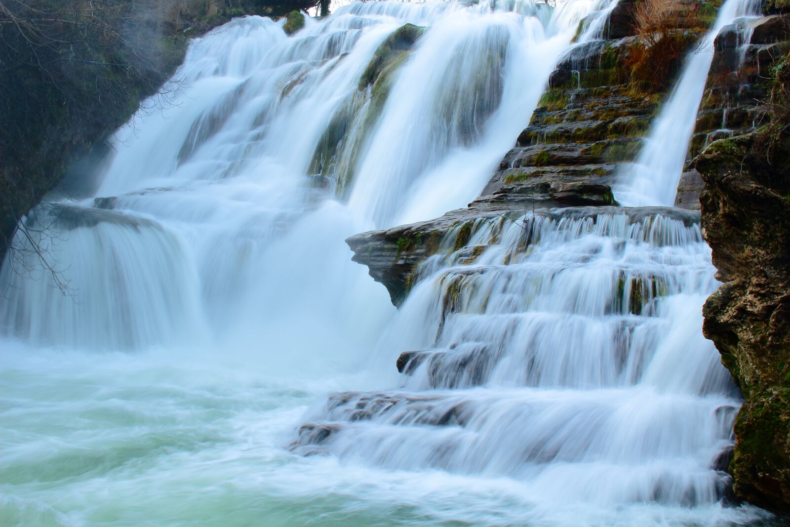 Canon EOS 100D (EOS Rebel SL1 / EOS Kiss X7) sample photo. Cascade, water, nature photography