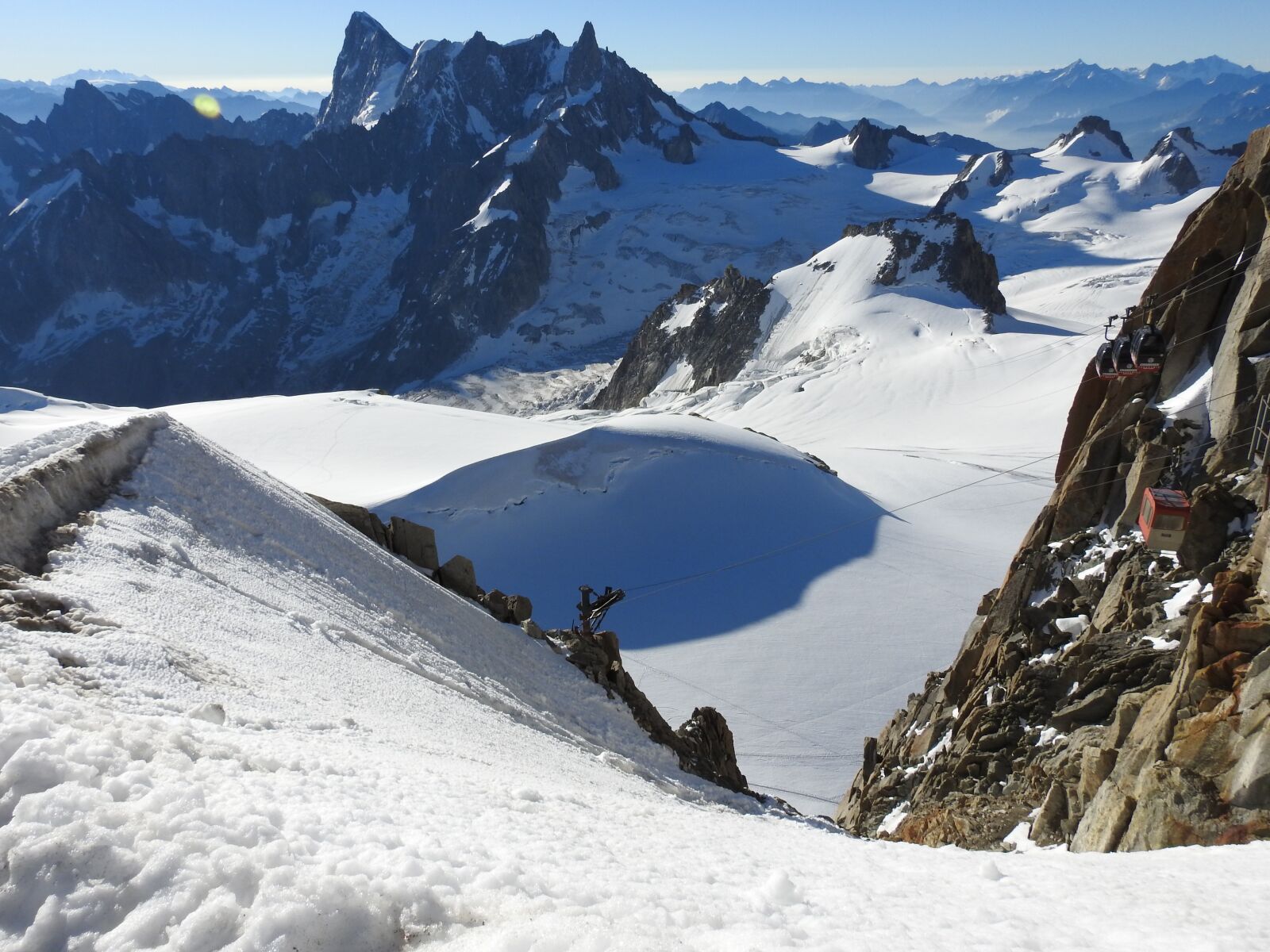 Nikon Coolpix P900 sample photo. Aiguille du midi, panorama photography