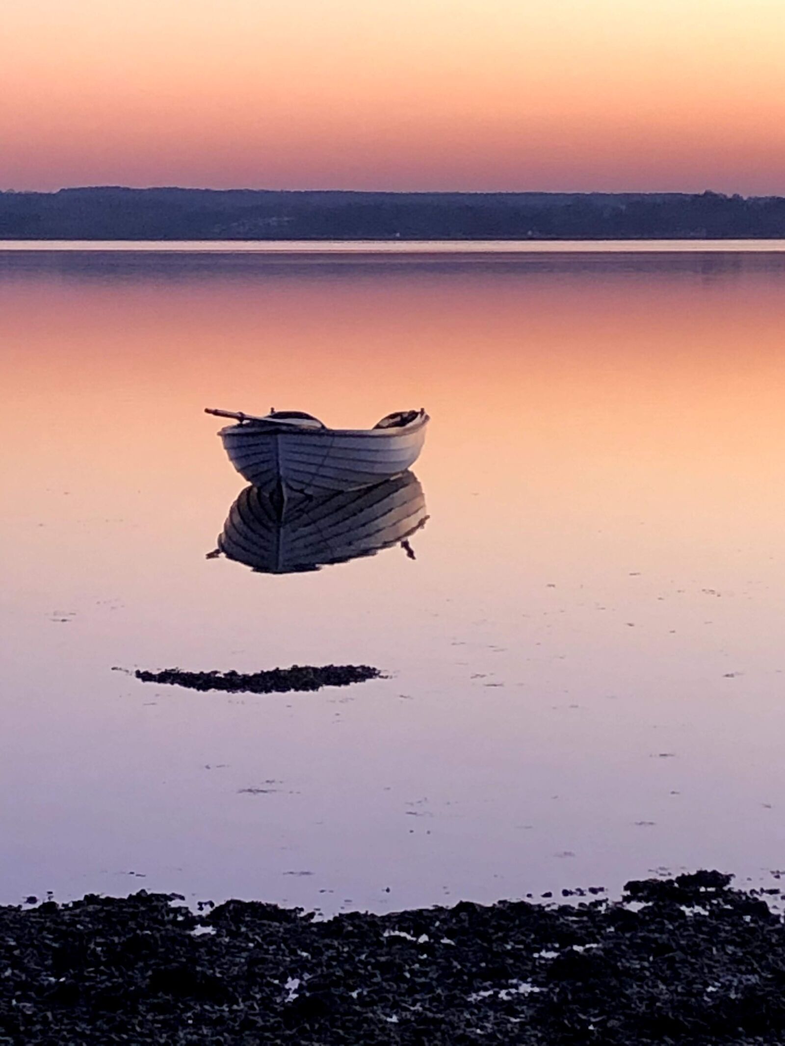 iPhone 8 back camera 3.99mm f/1.8 sample photo. Fjord, sunset, natural photography