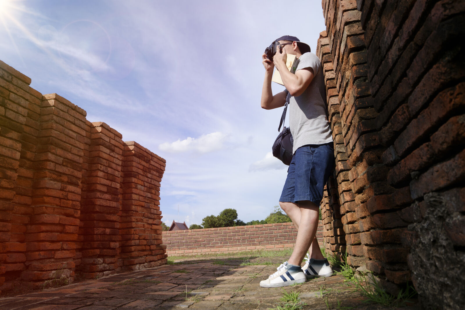 Fujifilm X-A2 + Fujifilm XC 16-50mm F3.5-5.6 OIS II sample photo. Adult, adventure, ancient, architechture photography