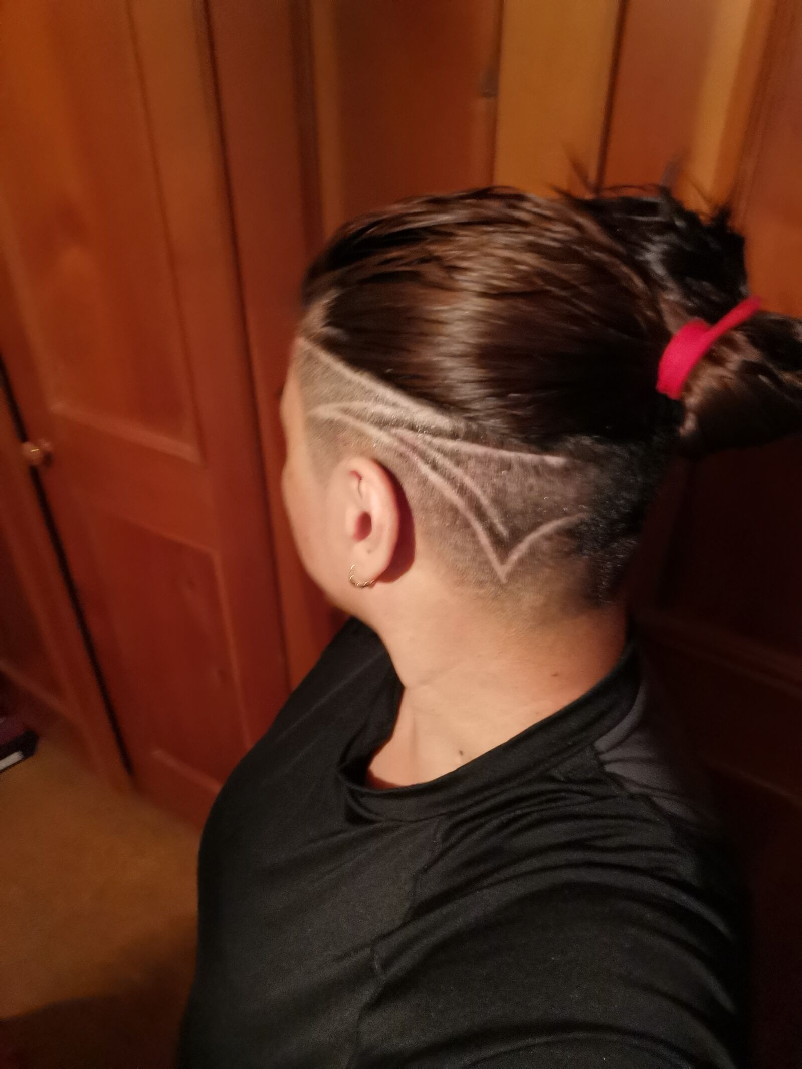 HUAWEI VOG-L29 sample photo. Haircut, ladyhaircut, fade photography