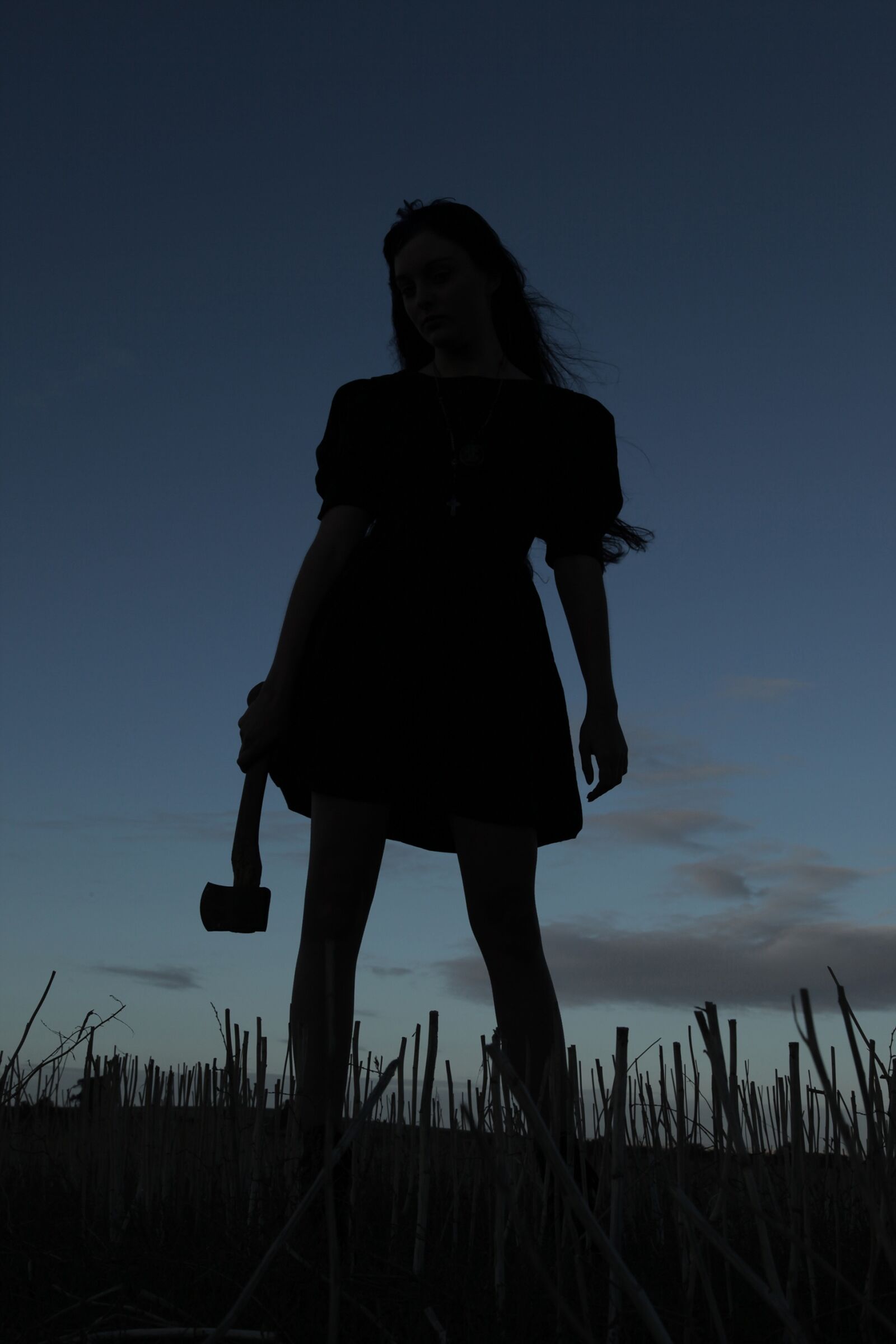 Canon EOS 5D Mark II sample photo. Axe, murderer, silhouette photography