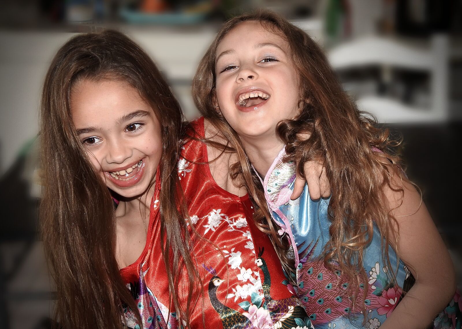 Nikon Coolpix P900 sample photo. Children, girls, laugh photography