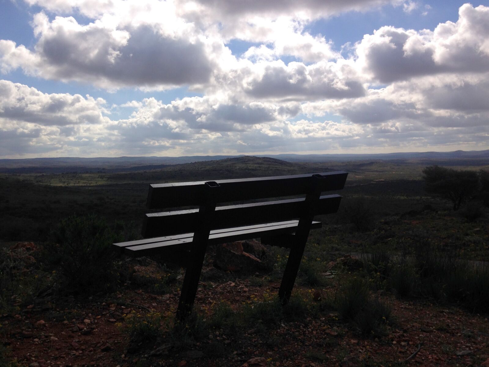 iPhone 5c back camera 4.12mm f/2.4 sample photo. Cloudy, sky, hills, horizon photography