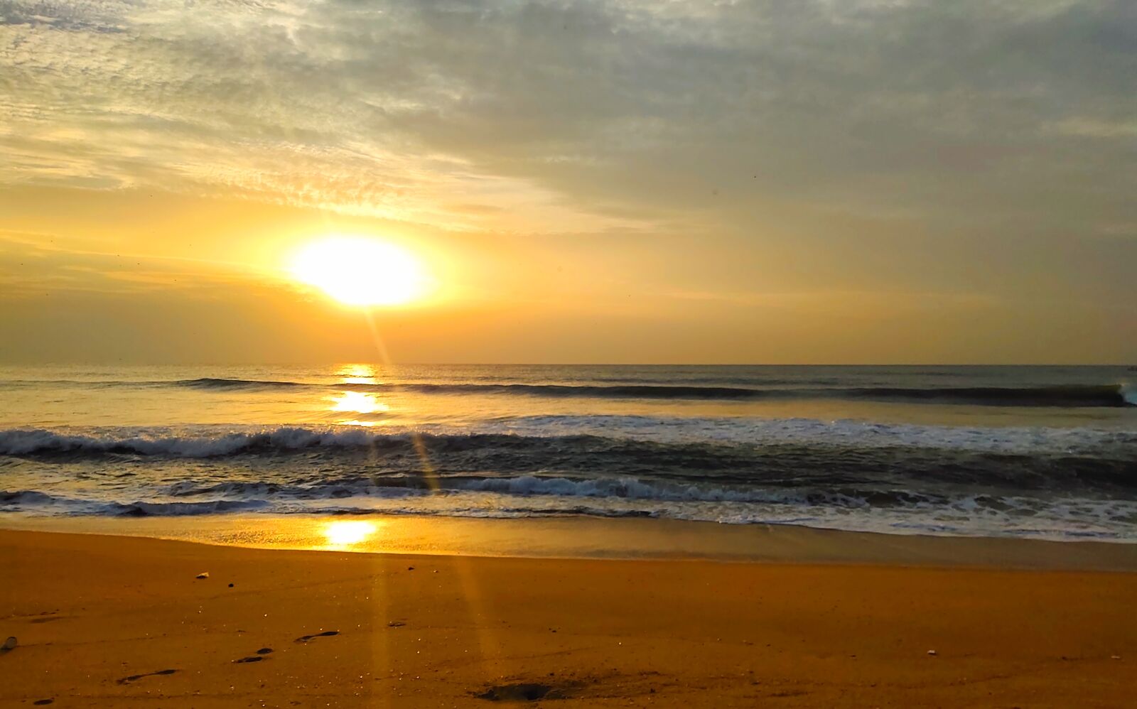 vivo 1818 sample photo. Sunrise, beach, sunset photography