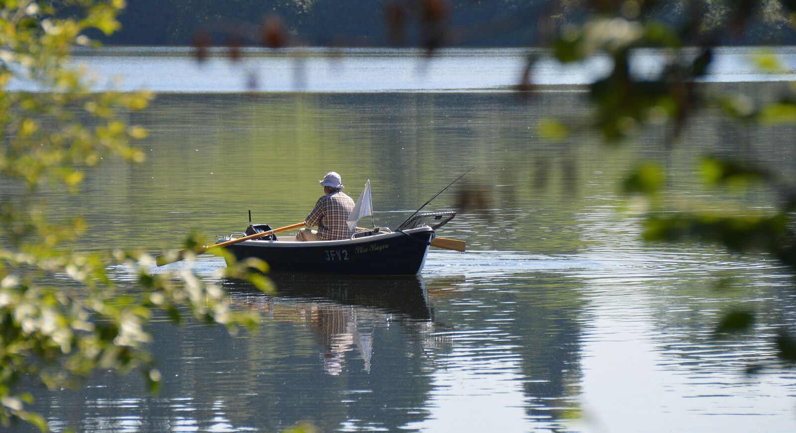 Nikon D3200 sample photo. Rottachsee, rowing boat, fish photography