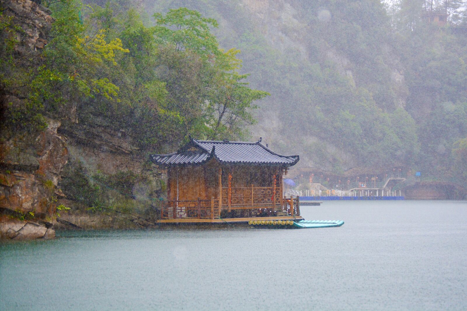 Nikon D5200 sample photo. Lake, baofeng, zhangjiajie photography