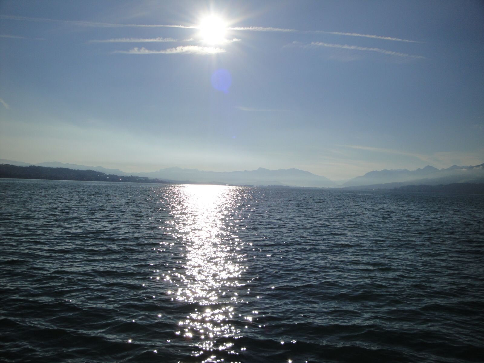 Sony Cyber-shot DSC-W290 sample photo. Lake, sun, water photography