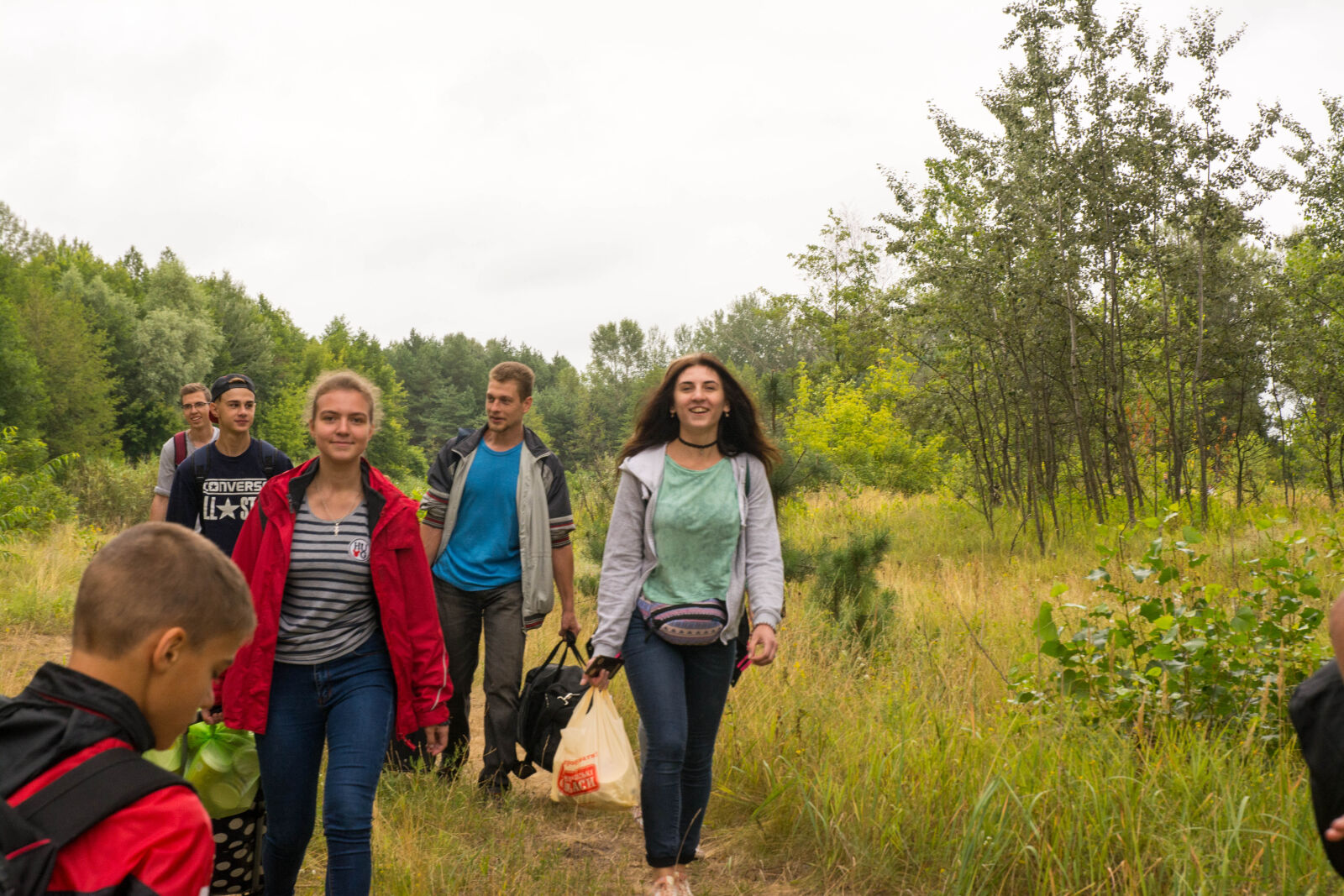 Nikon D7100 sample photo. Camp, dip, forest, pine photography