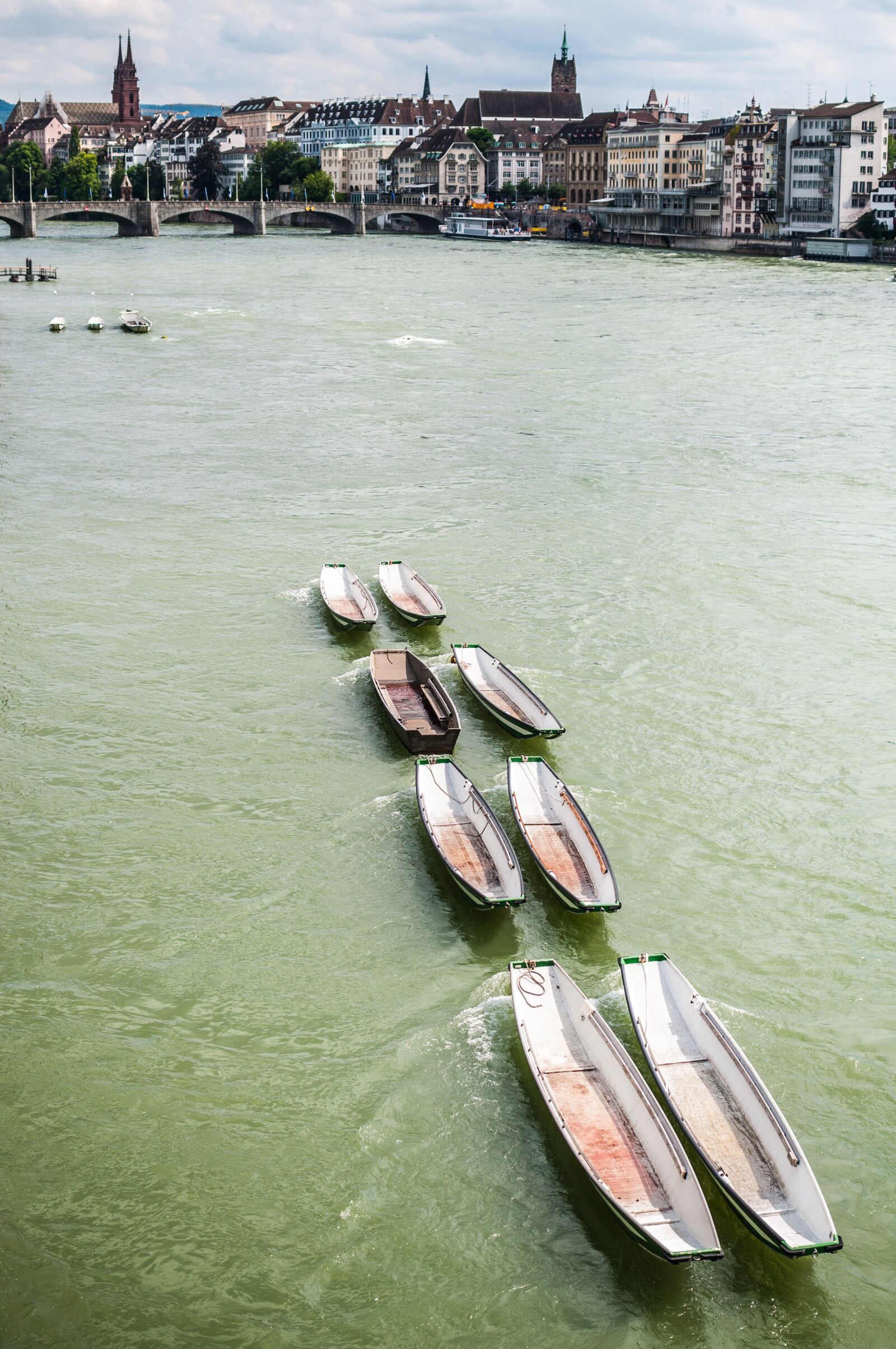 Nikon D5000 sample photo. Basel, rhine, town photography