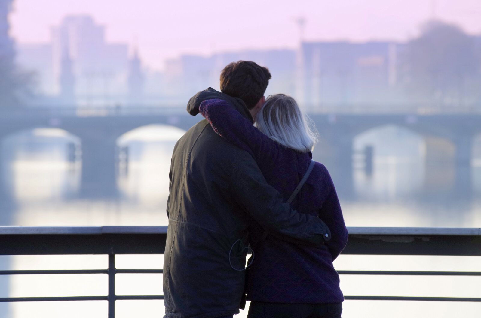 Pentax K-30 sample photo. Couple, river, pair photography