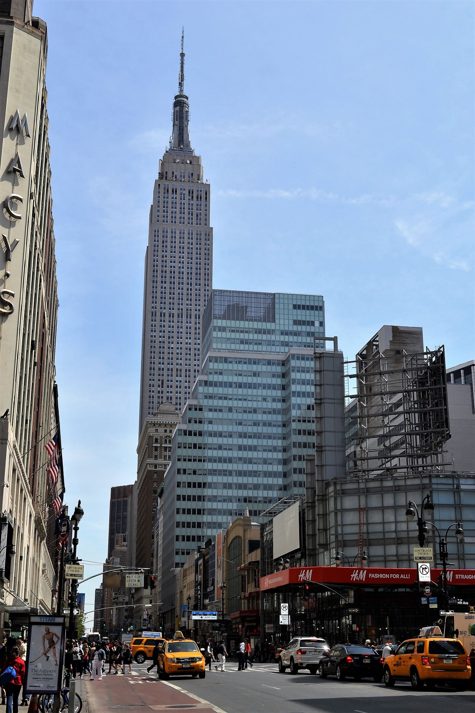 Nikon D3100 sample photo. Empire state building, new photography