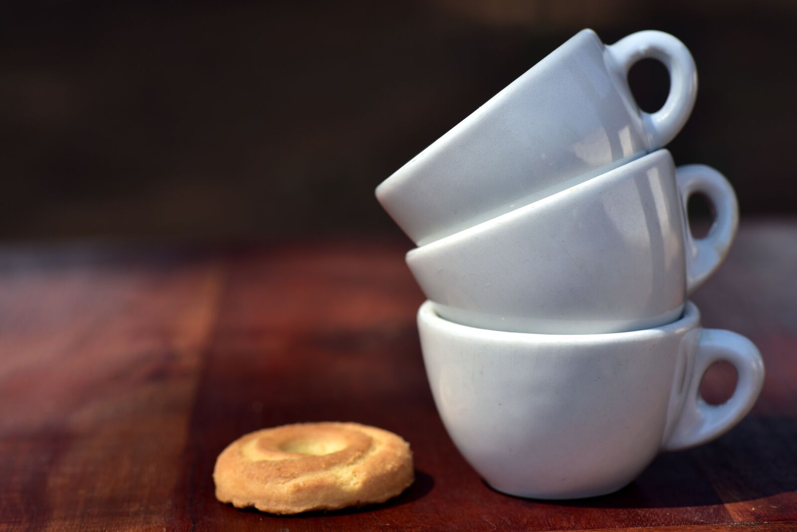 Nikon D750 sample photo. Break, espresso, espresso cups photography