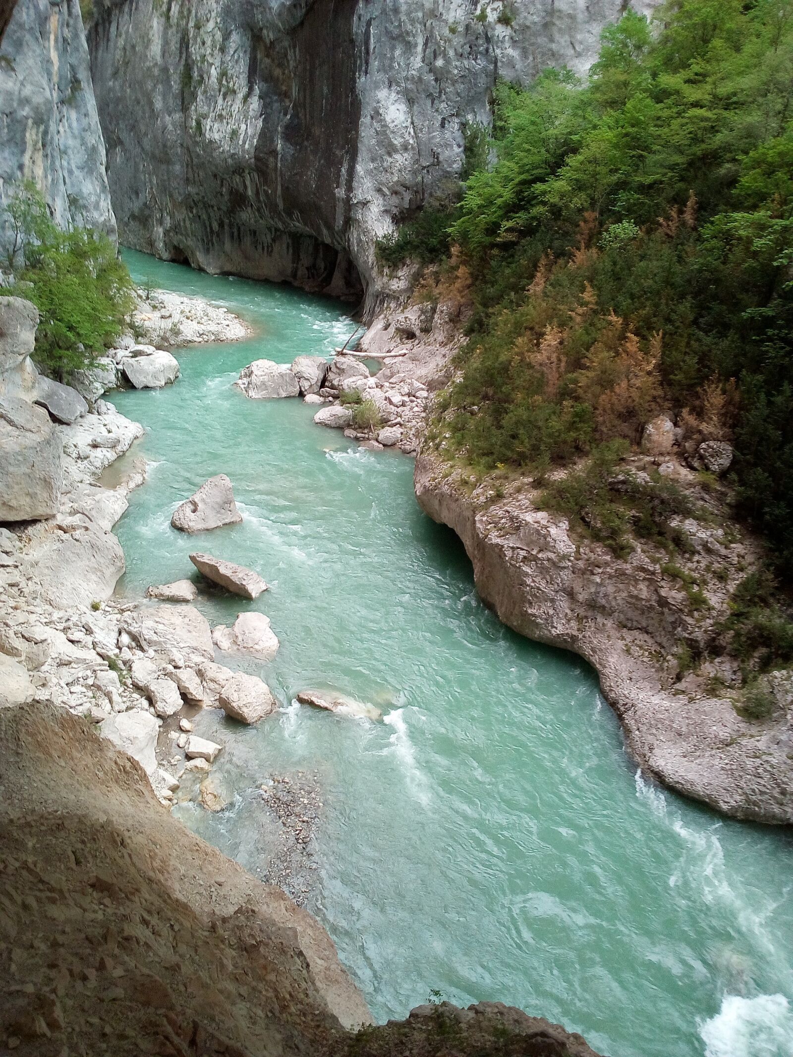 WIKO LENNY3 sample photo. The verdon, turquoise water photography