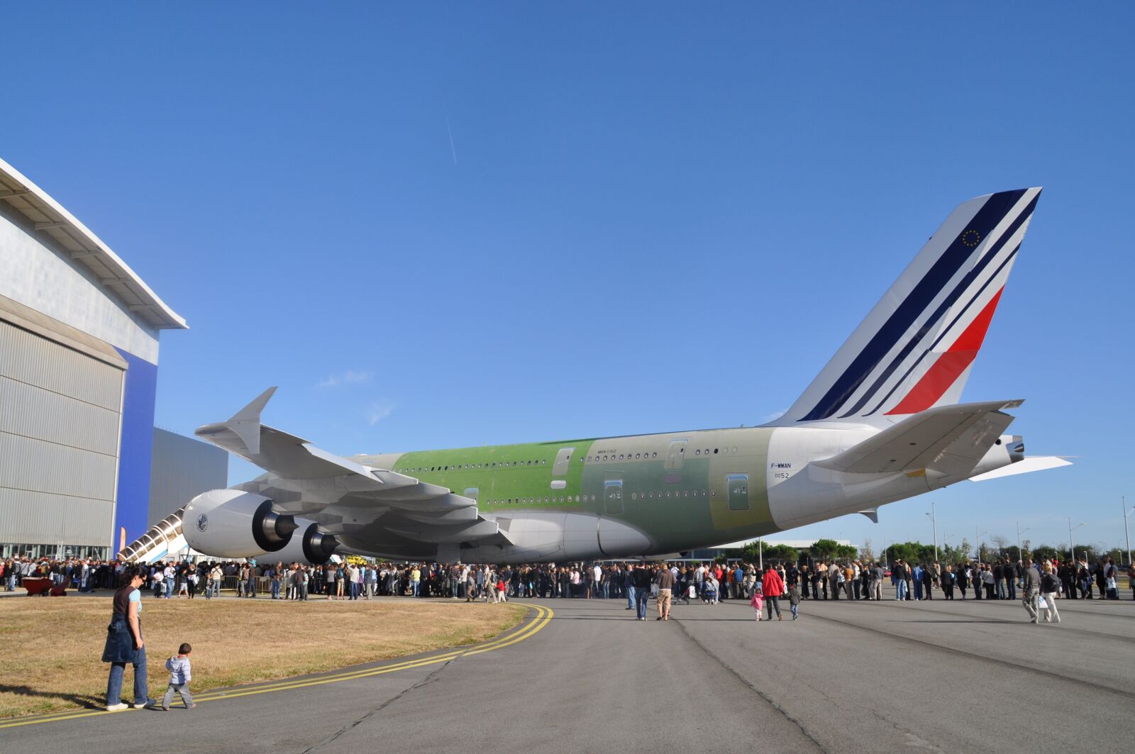 Nikon D5000 sample photo. A380, airbus, toulouse photography