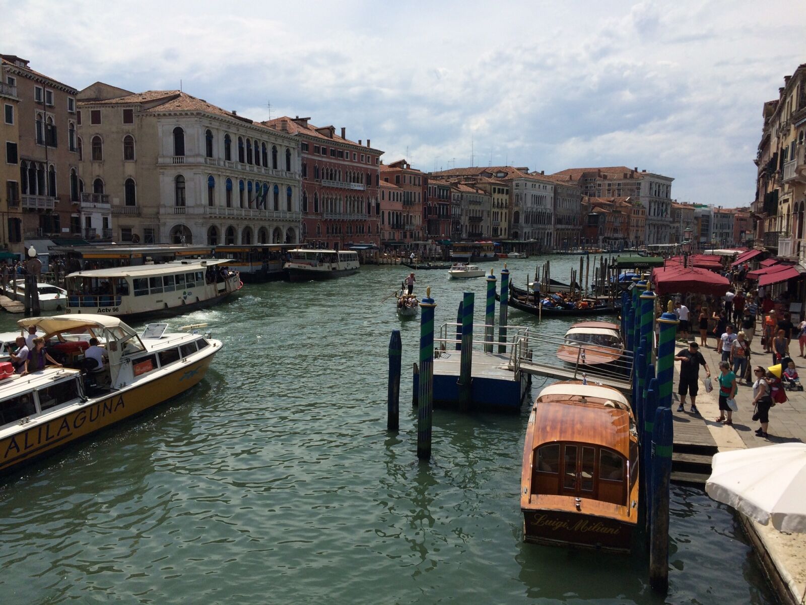 iPhone 5s back camera 4.12mm f/2.2 sample photo. Venice, channel, italy photography