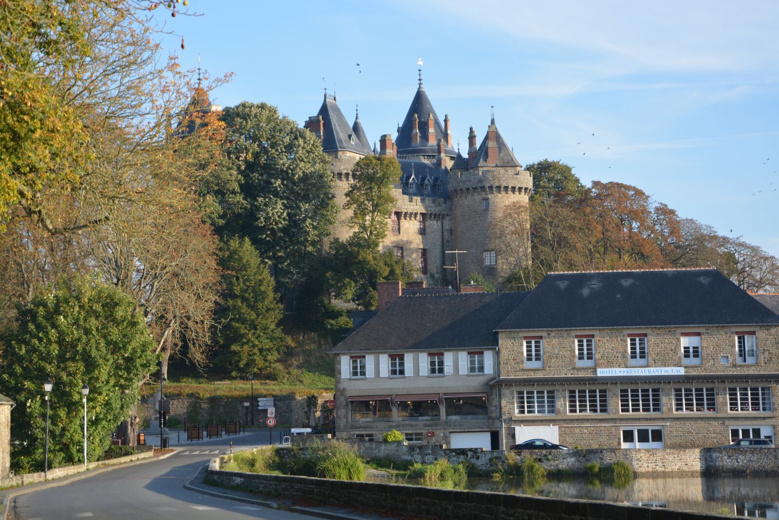 Nikon D5200 sample photo. Landscape, combourg, view castle photography
