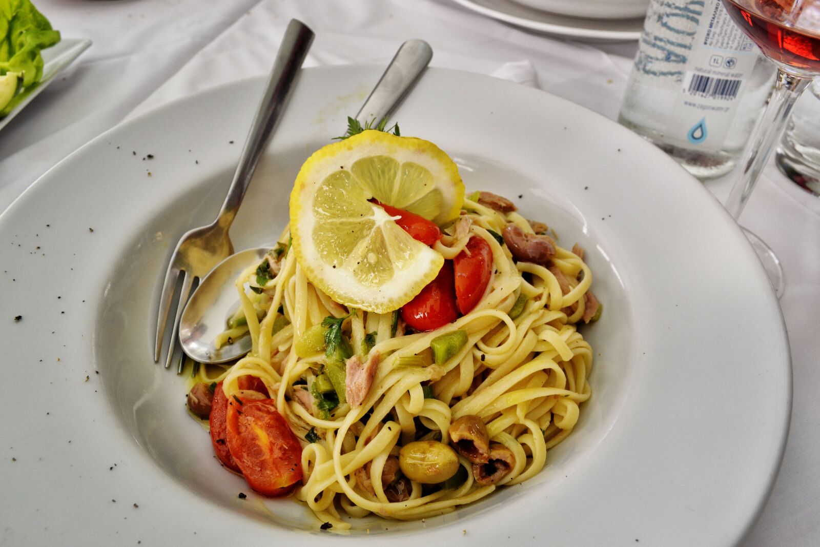 Nikon D3100 sample photo. Food, linguini, pasta photography