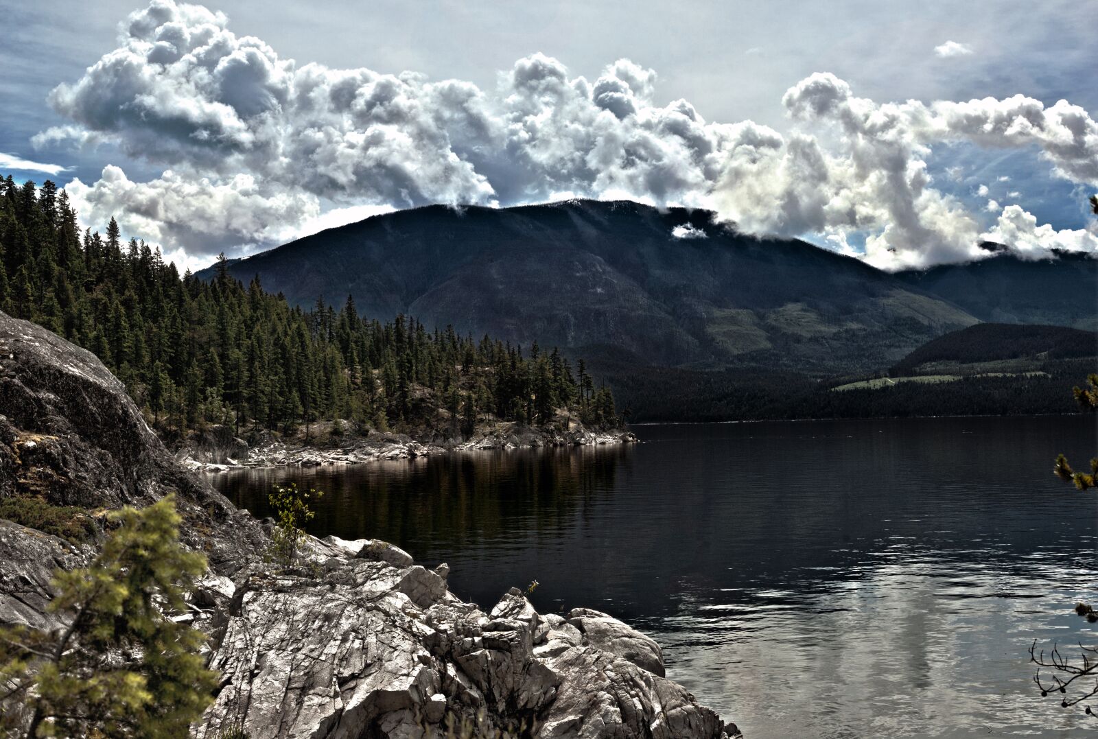 Nikon D50 sample photo. Landscape, clouds, trees photography