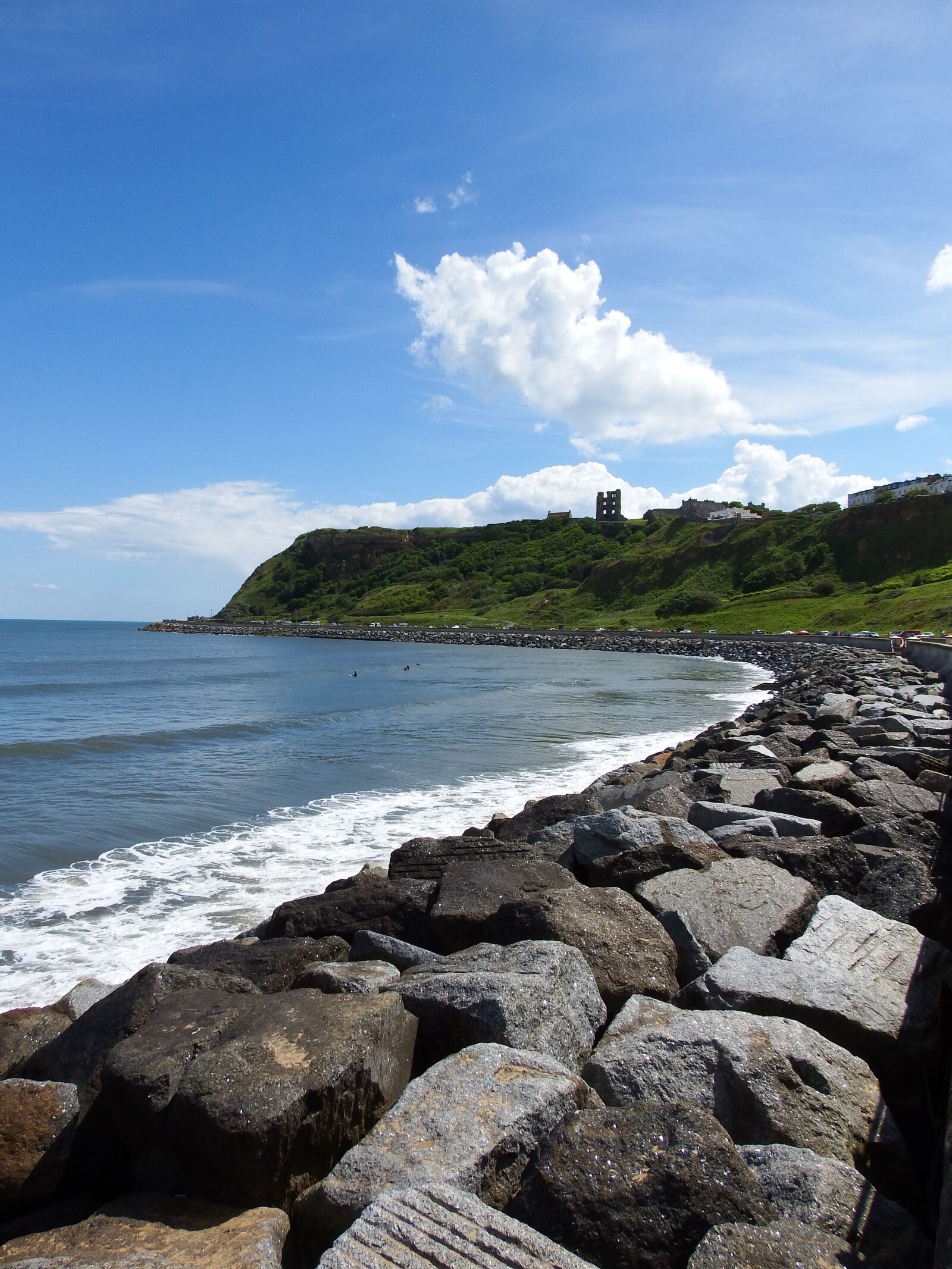 Fujifilm FinePix S1 sample photo. Bay, scarborough, sunshine photography